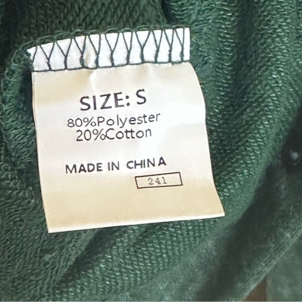 Washed Shacket Size Small Green Snap Button Closure Front Snap Pockets Casual - Picture 8 of 12